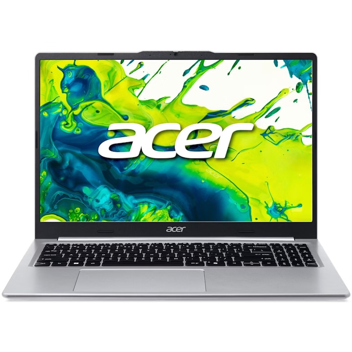 Acer Aspire Lite 15 AL15-46P-R5ST laptop AMD Ryzen™ 3 5400U processzorral, akár 4.0 GHz-ig, 15.6", Full HD, IPS, 8 GB RAM, 512 GB SSD, AMD Radeon™ Graphics, No OS, Világos ezüst