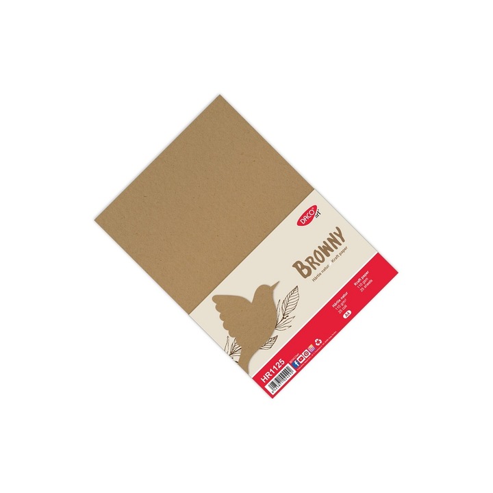 Carton A4 Natur 110 g/mp, 25 coli DACOART sku11