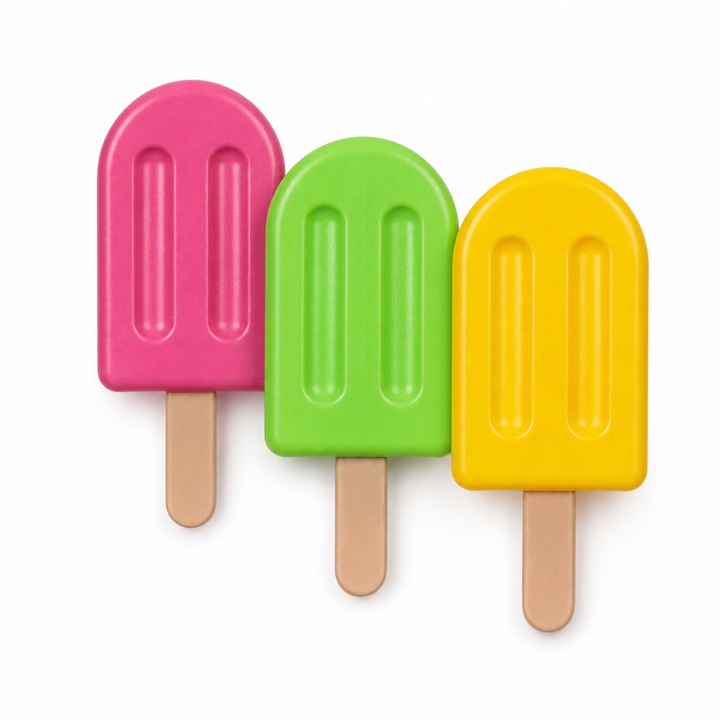 3 darabos készlet Jégkrém hűtőtabletta pálcán 80ml Többszínű Újrafelhasználható Hűtőtáskához Hűtőládához Élelmiszerekhez Italokhoz Gyermekeknek Shopiens®