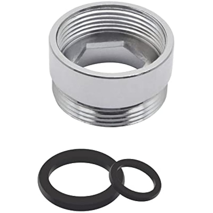 Adaptor metalic robinet 20x22mm rezistent la coroziune economisire apa