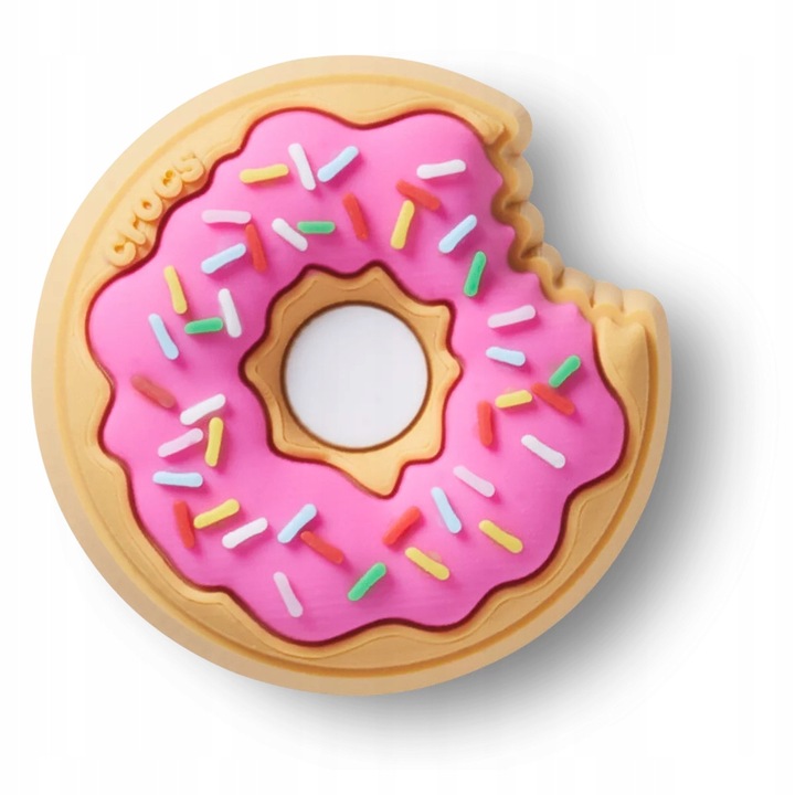 Crocs, Jibbitz Pentru Incaltaminte Accesorii Saboti, Sprinkle Donut Bite, Multicolor, 1 Bucata