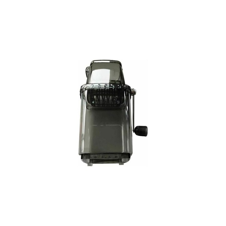 Tocator gheata cu lame inox si ventuza, transparent, 22x15cm