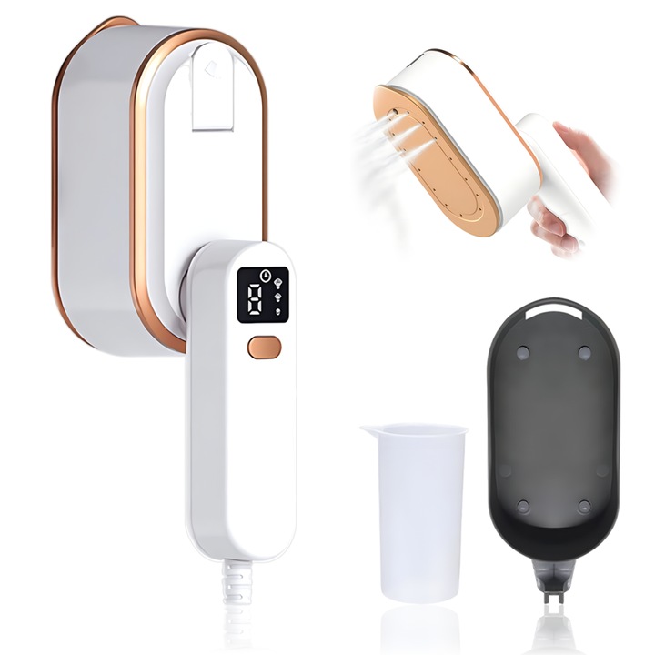 Defrosor aburi 2 in 1, ceramic, 1200W, 150ml, portabil, ergonomic