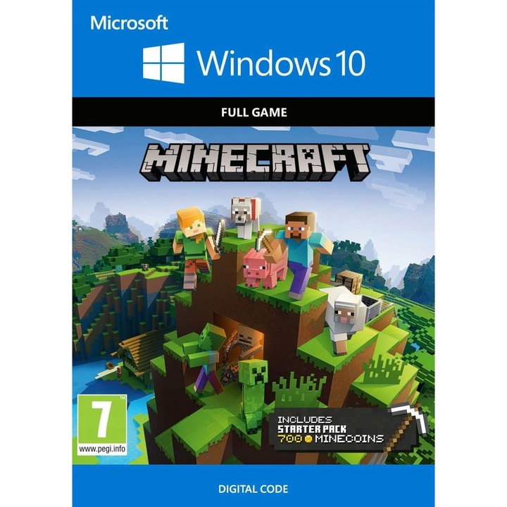 Licenta Joc Minecraft Pc Key Microsoft Store (Cod Activare Instant)