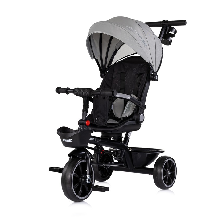 Триколка със сенник Chipolino Max Sport, Сива