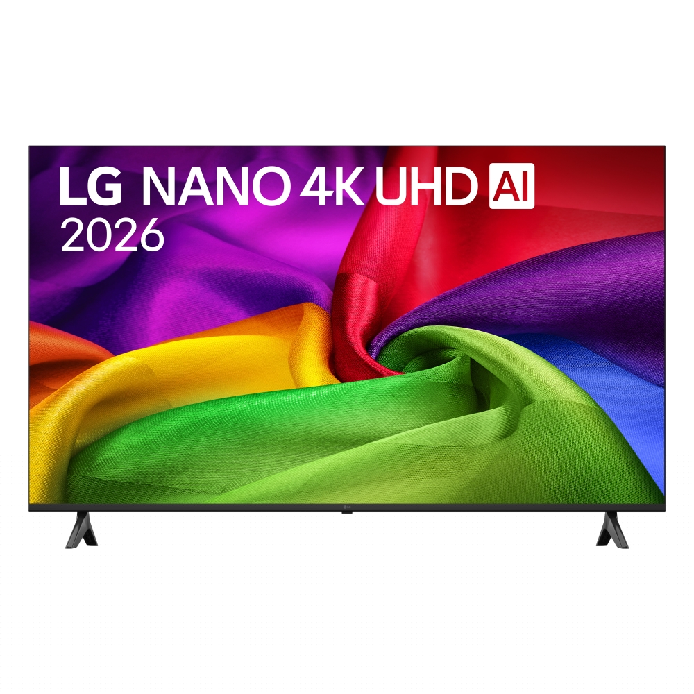 Телевизор LG 55NU800B3LA, 55" 4K HDR UHD, 3840x2160, DVB-T2/C/S2, AI Alpha 7, HDR 10, webOS 26, ThinQ AI, VRR, ALLM, HGiG, WiFi, Clear Voice, 4K Super Upscaling, Bluetooth 5.3, Hdmi e-ARC, CI, LAN, AirPlay2, AI Sound Pro, Google Cast, 2 Pole s 55NU800B3LA