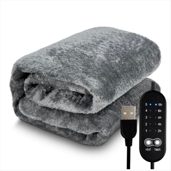 USB fűtött elektromos takaró 80x160 cm, téli