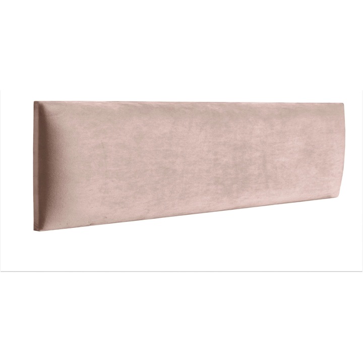 Ravio Velvet 3D falpanel, kárpitozott, Púderrózsaszín, 30x15 cm