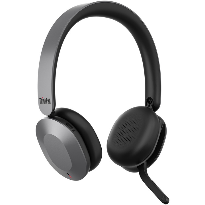 Безжични слушалки Lenovo 8550, Сгъваеми, Сив