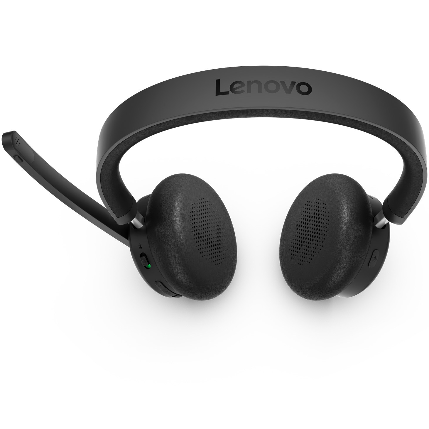 Casti cu fir Lenovo 6550 Dual-Mode ANC, Bluetooth, microfon, negru