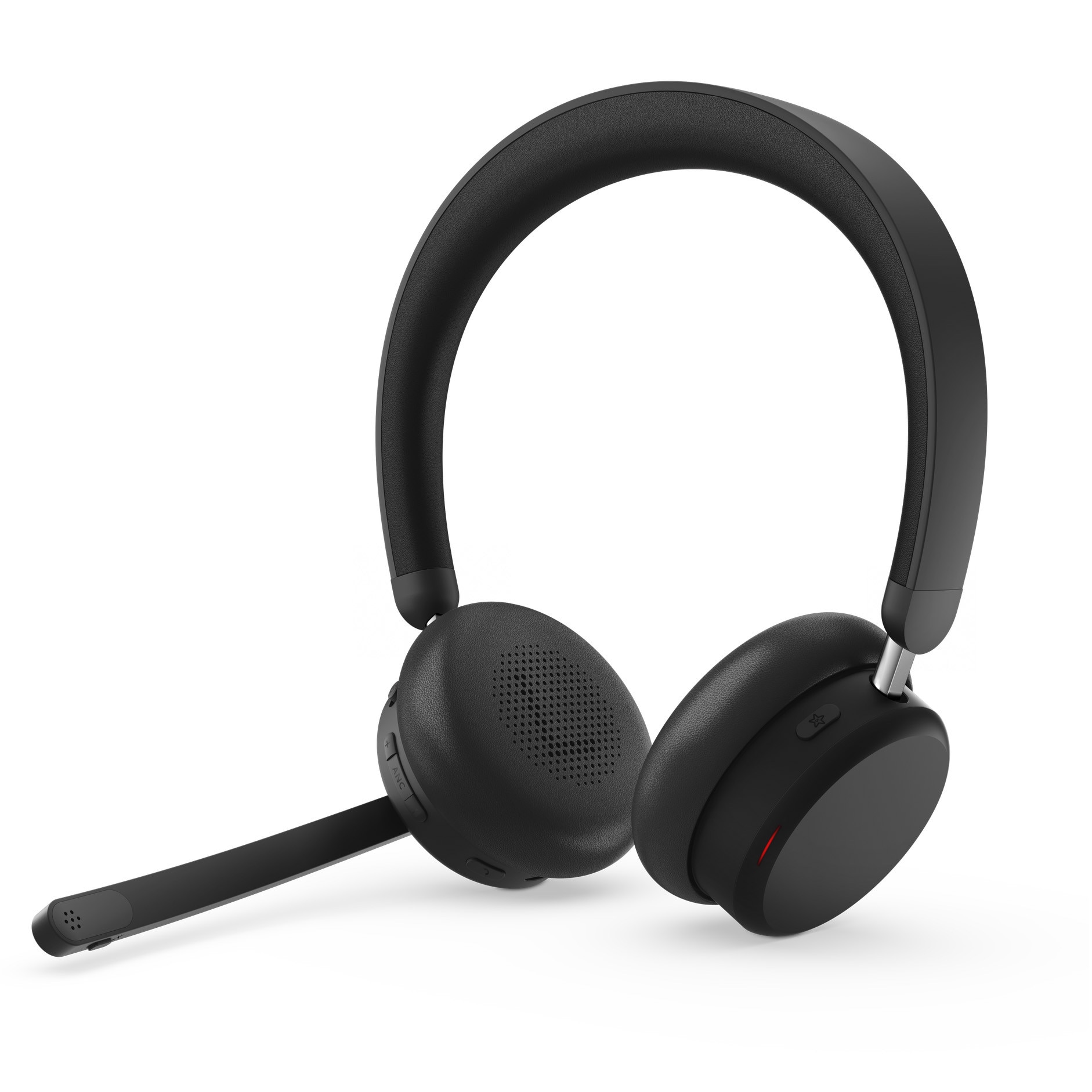 Casti cu fir Lenovo 6550 Dual-Mode ANC, Bluetooth, microfon, negru
