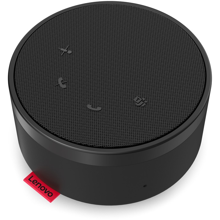 Преносима колонка с кабел Lenovo, 3W, USB, Черен