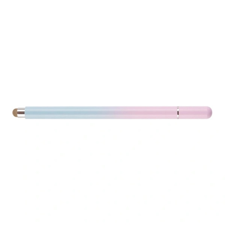 Stylus capacitiv, aluminiu, roz-albastru, 14.4x0.9x0.9cm