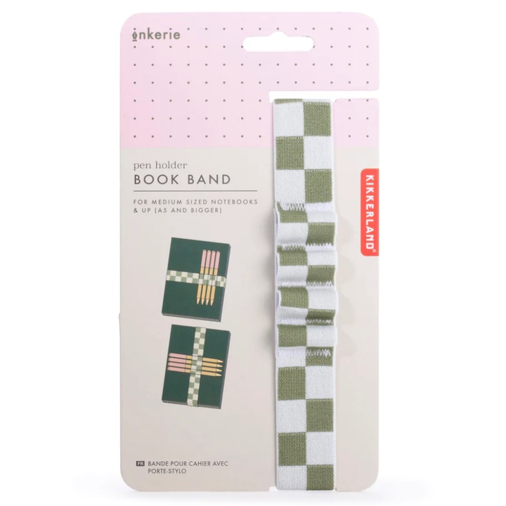 Banda elastica - Green Pen Holder Book Band, Elastic