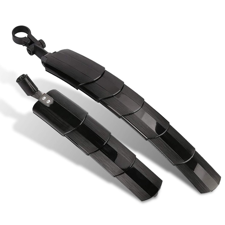 Set aparatori de noroi pentru biciclete, retractabile, portabile, 28x20cm
