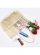 Geanta plaja mesh, mare capacitate, buzunare multiple, rezistenta, 36x17x39cm