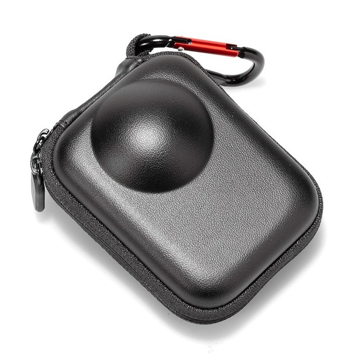 Компактен калъф за носене за DJI Osmo 360, водоустойчив, черен, 20x15x8см