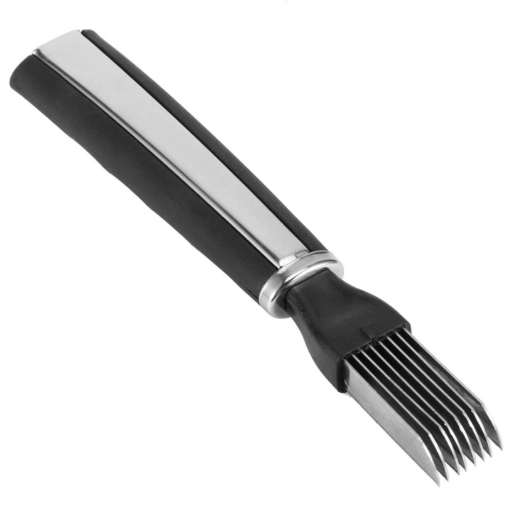 Feliator ceapa inox, maner ergonomic, 8 lame, 20x10cm