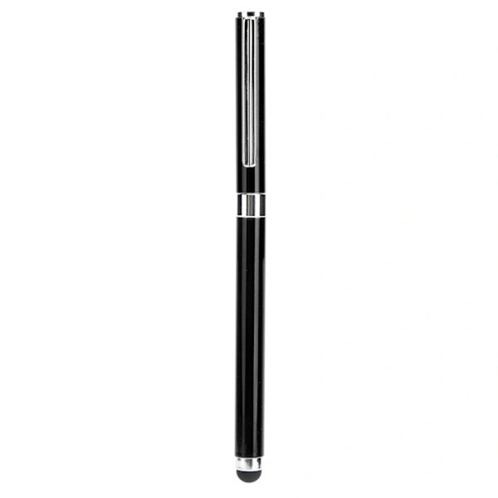 Stylus pen metalic, sensibil, negru, 13.5cm