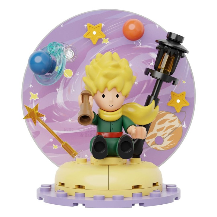Micul Print Csillagos Lámpa Építőkészlet Pantasy Le Petit Prince Dekoratív Lámpa