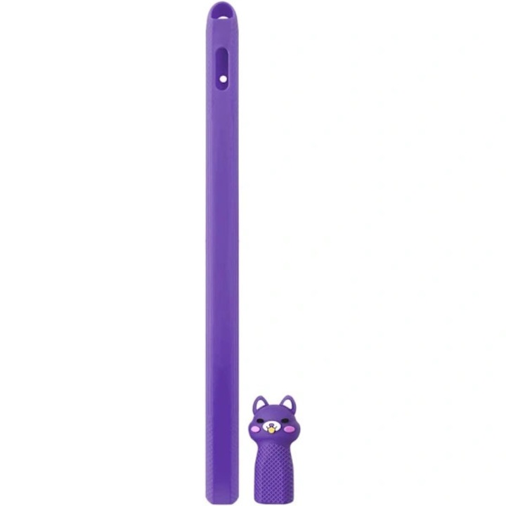 Husa silicon pentru creion Apple Pencil, protectie, confort, negru