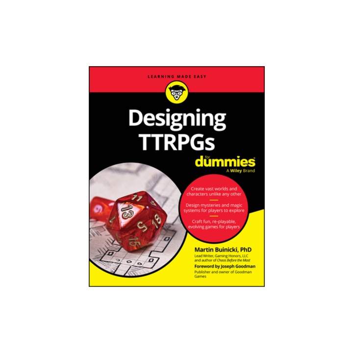 Designing Ttrpgs for Dummies, Martin Buinicki