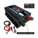Tiszta szinuszos inverter autóba, két aljzat, magas hatásfok, 12V-220V, LCD kijelző