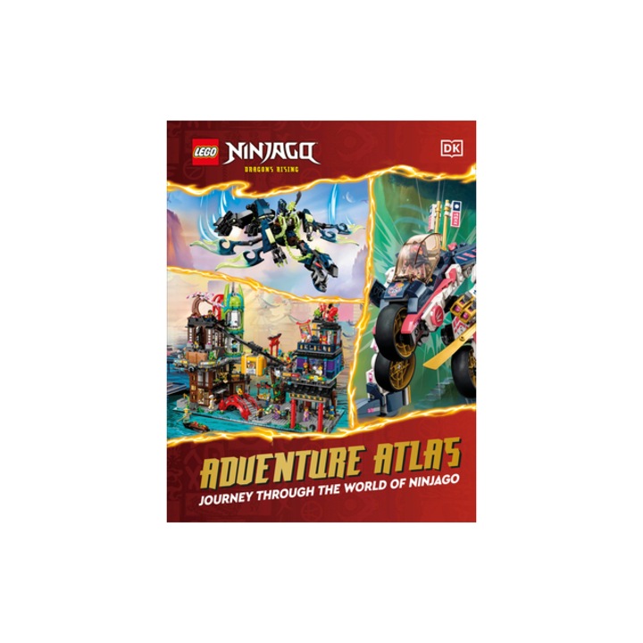 Lego Ninjago Dragons Rising Adventure Atlas Journey Through the World of Ninjago, DK