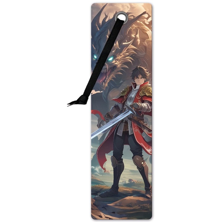 Semn de carte - Manga - Warrior & Dragon, Carton