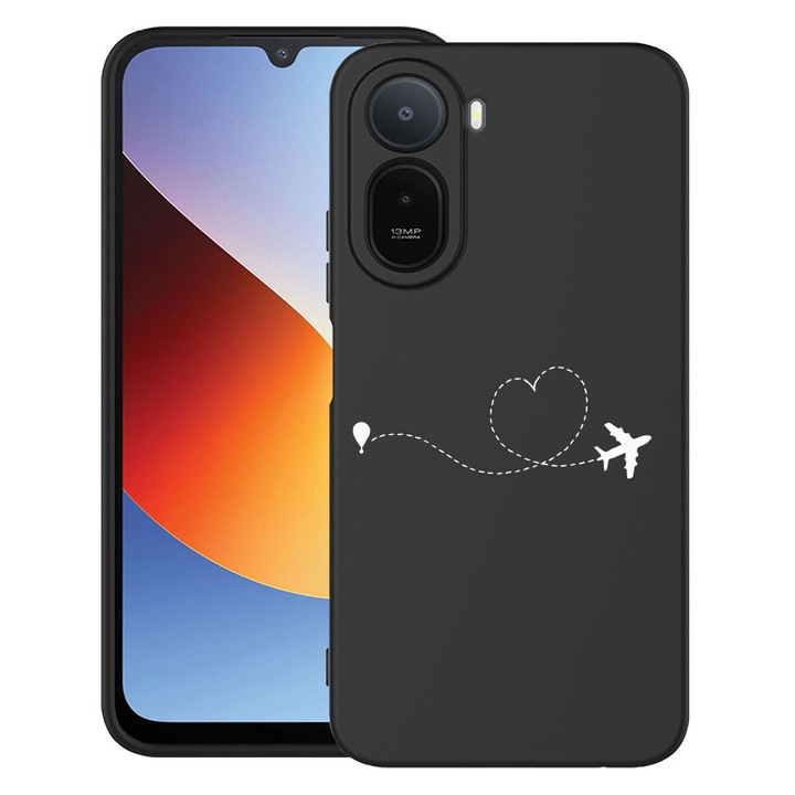 BestCase® Husa TPU Ultra Slim Compatibila cu Xiaomi Redmi A7 Pro, Love To Travel, Protectie Camera, Rezistenta la uzura, 3145738 B 746