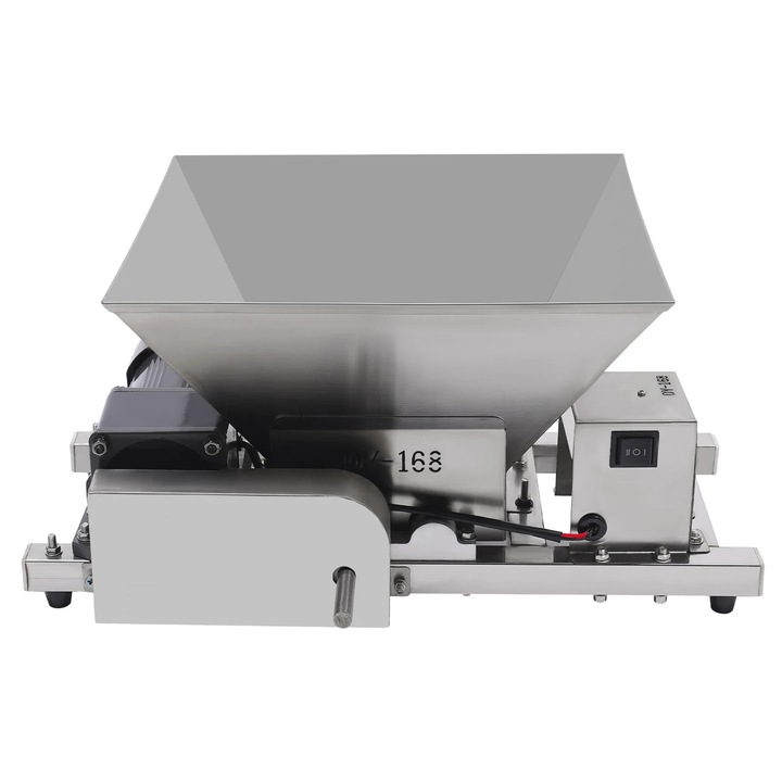Elektromos gyümölcs- és kenyérdaráló, Gyümölcs-, kenyér- és barna cukor reszelő, 60W motor, 220V 50/60Hz, Rozsdamentes acél pengék, 1300–1600 ford./perc, Világosszürke