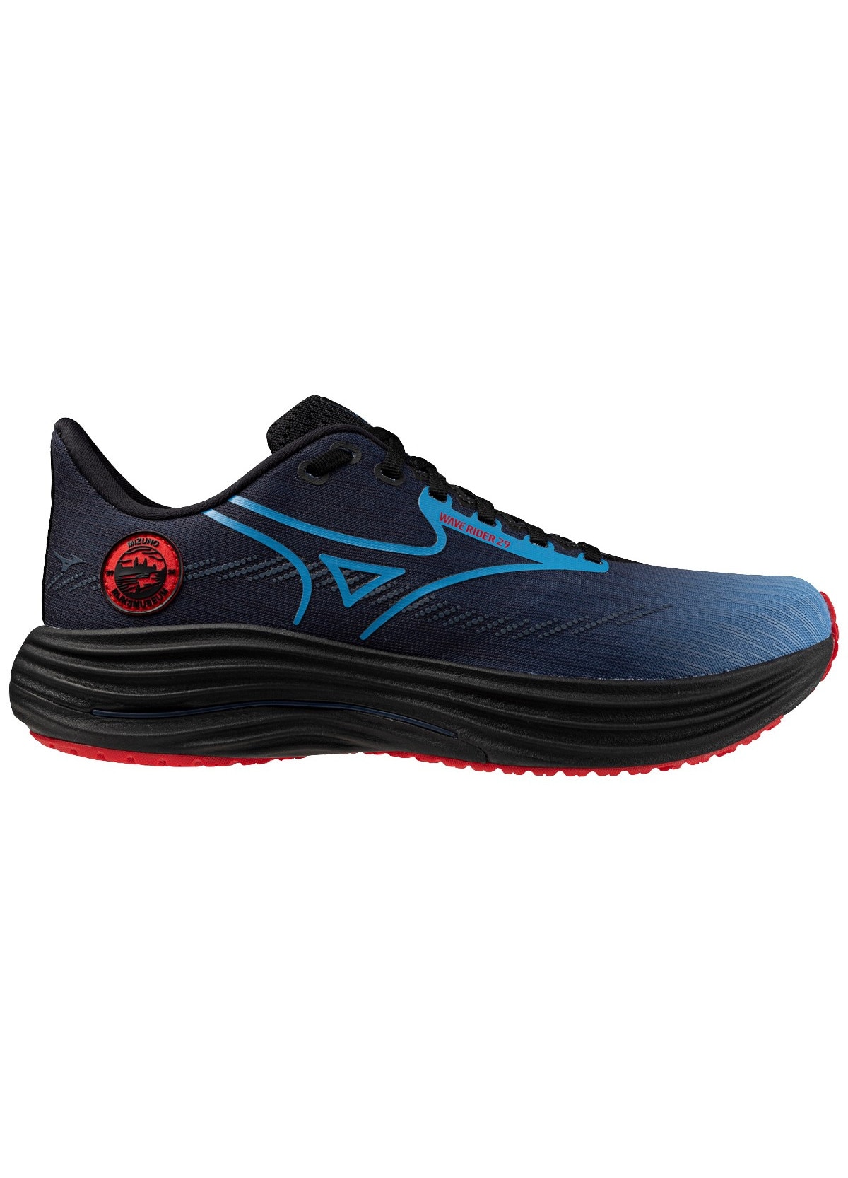 Pantofi alergare Mizuno Wave Rider 29 Amsterdam FW 2025-Negru