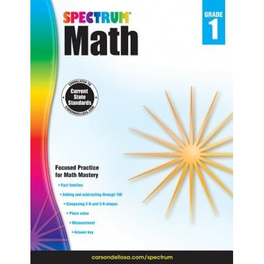 Spectrum Math Workbook, Grade 1, Spectrum (Compiled by)