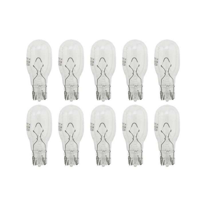 Set 10 bucăți bec W16W 12V 16W, NTY, base W2, 1x9, 5d