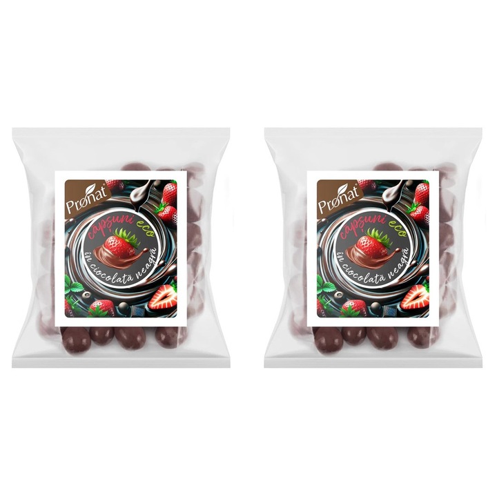 2 x Bio csokoládéval bevont eper, Pronat