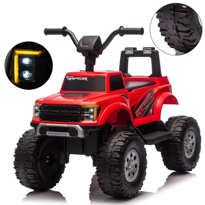 Milly Mally Ford F-150 Raptor elektromos kisautó, piros