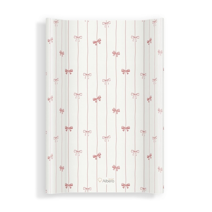Saltea moale pentru schimbat scutece Albero Mio 70x47cm roz