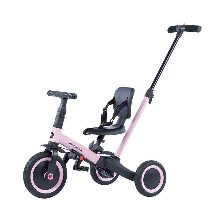 Детски велосипед Moovkee Mike 6 в 1 розов 69x39x17см