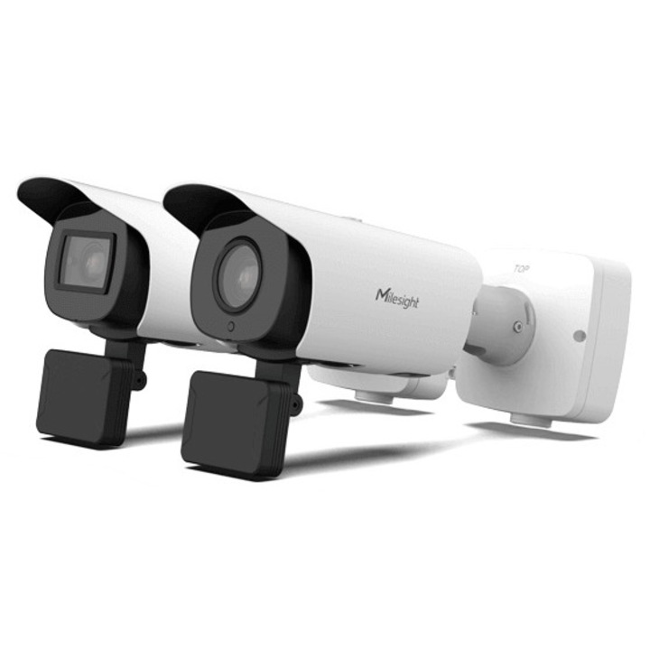 Камера за наблюдение тип "булет" Milesight 4MP, черна, устойчива на атмосферни влияния