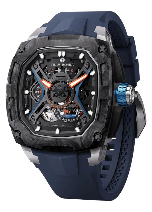 Tsar Bomba TB8605-02 Férfi Karóra Dark Matter 5 Automata 43mm 5ATM