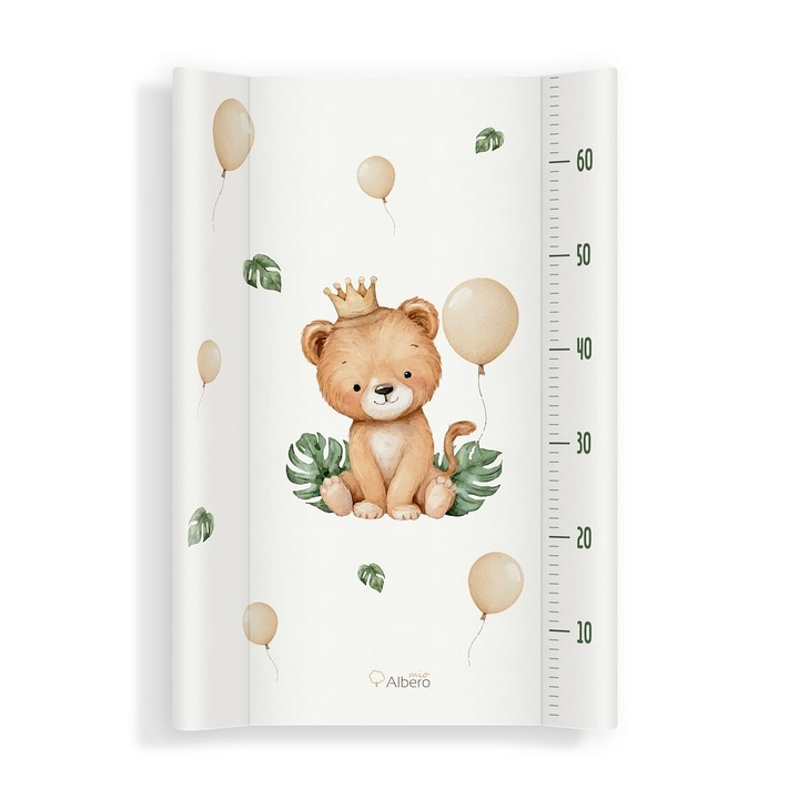 Saltea moale pentru schimbat scutece Albero Mio Safari Party 70x47cm
