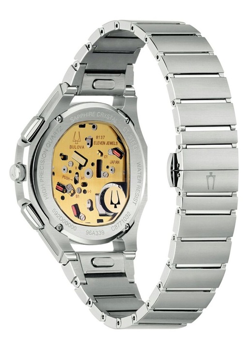 Bulova 96A339 Férfi Karóra Curv Chronograph 41mm 3ATM
