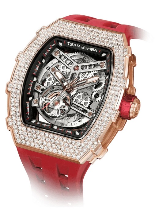 Tsar Bomba TB8208D-12 Мъжки часовник Elemental Zirconia Automatic 43mm 5ATM
