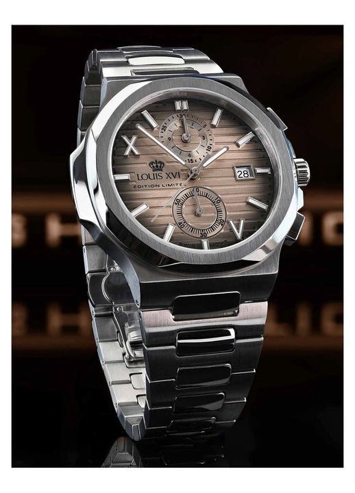 Louis XVI LXVI1673 Férfi Karóra Renaissance Chrono 40mm 5ATM