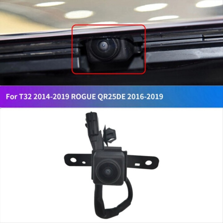 Camera parcare fata Nissan X-TRAIL T32 2014-2019 negru plastic metal