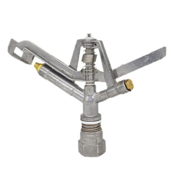 Aspersor metalic rotativ pentru irigatii, OEM, durabil, usor, argintiu, 1 buc