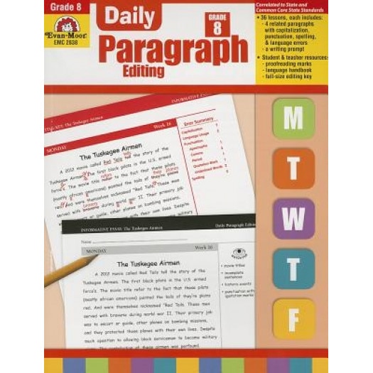 Daily Paragraph Editing, Grade 8, Evan-Moor Educational Publishers (Author)