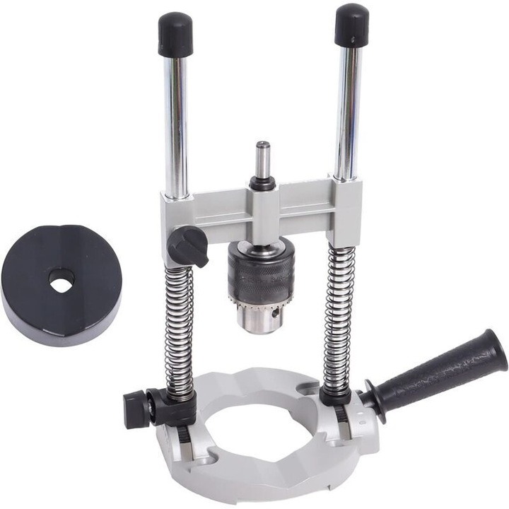 Suport burghiu reglabil 90 grade, adaptor burghiu electric, ghidaj pentru gaurire, negru, universal