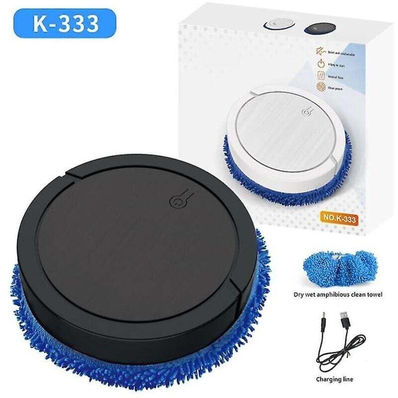 Robot aspirator inteligent multifunctional, 2000 Pa, 23x23x6 cm, negru