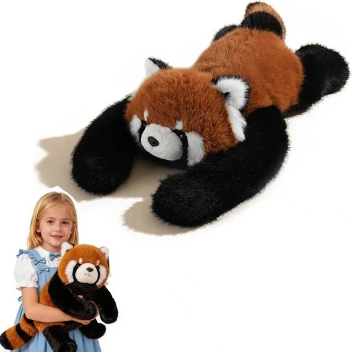 Perna cu greutate, panda rosu, 45x450g, plus moale, ergonomic